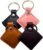 Leather NFC Keychain Fobs – Access Card or Digital Business Card – NFC Chips, NFC Tags inside- Laser Engraver Blanks Ready