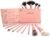 Make-up brush set with bag