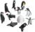 11Pcs Penguin Mini Figurines, Polar Antarctic Animal Figures Set, Arctic Miniature Penguin Figurines for Cake Topper Winter Miniature Toys Easter Decoration