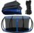 8/11/12/14/15Ft Round Trampoline Replacement Safety Net 4/5/6/8 Poles Top Ring Enclosure System (Net Only)