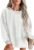 Zwurew Womens Oversized Sweatshirts Crew Neck Pullover Sweaters Casual Comfy Fall Fashion Outfits Clothes 2024