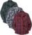 1/3 Pack Long Sleeve Flannel Shirt for Men Casual Plaid Button Down Shirt with Pockets