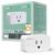 Merkury Smart Plugs, Compatible with Alexa and Google Home, WiFi Outlet Plug, Smart Socket, Timer Function, Indoor, App Control from Anywhere, 2.4 GHz WiFi Only Compatible