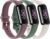 3 Pack Fitbit Luxe Bands Compatible with Fitbit Luxe Women Men, Soft Silicone Wristband Replacement Strap for Fitbit Luxe/Luxe Special Edition Fitness Tracker