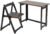 山善 (YAMAZEN) oritatamidesuku & Chair Set Fresh Brown FDC – 8045 (FB/PB)