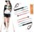 AONIJIE Trekking Poles – 2 Pcs Collapsible Aluminum Alloy 7075 Hiking Poles with Anti-Shock and Quick Lock System, Ultralight for Hiking, Camping, Mountaining, Trekking