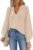 Womens Sweater Lapel V Neck Long Sleeve Classic Jumper Polo Collar Top Knit Casual 2024 Fall Winter Pullover Clothes