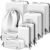 8 Set/4 Set Deluxe Compression Packing Cubes Travel – Maximize Space In Luggage With Patented HybridMax Double Capacity Design, Luxury Compressible Packing Cubes For Travel, Large, Small, & Medium