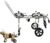 Wheelchair for Dogs,4-Wheel Cat Wheelchair, Adjustable Pet Stroller for Limb Weak Arthritis Pets/Cats/Dogs