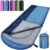 XL 10 Degree Sleeping Bags Waterproof for Adults 350GSM Machine Washable with Compression Sack for 3-4 Season Camping Outdoor