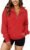YeGine Womens Sweatshirt Oversized Quarter Zip Pullover Half Zip Long Sleeve Top