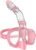 W WSTOO Multifunctional Snorkel Swim Mask That Allows You to Breathe Through Your Nose,180 Degree Panoramic View,Anti-Fog Anti-Leak with Camera Mount,Best Gift for Summer Holiday Travelers