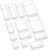 SMARTAKE 13-Piece Drawer Organizers with Non-Slip Silicone Pads, 5-Size Desk Drawer Organizer Trays Storage Tray for Makeup, Jewelries, Utensils in Bedroom Dresser, Office and Kitchen, Clear