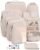 8 Pieces Packing Cubes for Travel, Sturdy Suitcase Organizer in 4 Sizes (Extra Large, Large, Medium, Small), OlarHike Luggage Cubes with Toiletry Bag, Travel Essentials, Cruise Ship Gifts for Women