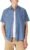 Amazon Essentials Men’s Regular-Fit, Short-Sleeve Button-Down Chambray Shirt