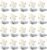 Amico 20 Pack 6 Inch 5CCT Ultra-Thin LED Recessed Ceiling Light with Junction Box, 2700K/3000K/3500K/4000K/5000K Selectable, 12W Eqv 110W, Dimmable Can-Killer Downlight, 1050LM Wafer Lighting – ETL