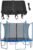 Upper Bounce Machrus Trampoline Net Replacement 7.5FT 8FT 9FT 10FT 12FT 13FT 14FT 15FT 16FT- Safety Net for Straight Poles/Arches Round Trampoline