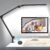 LED Desk Lamp with Clamp, Ultra-Bright Dual Light Architect Desk Light with Adjustable Swing Arm, Eye-Caring 4 Color Modes Stepless Dimming Task Table Lamp for Home Office Reading Study & Workbench