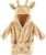 Hudson Baby Unisex Baby Plush Animal Face Bathrobe