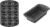 Wilton Perfect Results Premium Non-Stick Bakeware Cupcake Pan, 12-Cup, Steel & Advance Select Premium Non-Stick Loaf Pan, 9.25 x 5.25 Inches, Steel, Silver