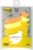 Post-it SSS-BA Strong Adhesive Sticky Notes, Silhouette Design, Banana, 2.7 x 2.7 inches (68 x 69 mm), 30 Sheets x 3 Pads