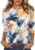 Zeagoo Women’s Casual 3/4 Sleeve T-Shirts Round Neck Cute Tunic Tops Basic Tees Blouses Loose Fit Business Work Tee Top