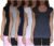 Sexy Basics Womens Cotton Stretch Scoop Neck Short Sleeve Extra Long T Shirt – Multi Packs