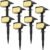 LANSOW Solar Spot Lights Outdoor, [8 Pack/57 LED] 2-in-1 Solar Landscape Spotlights, 3 Modes IP65 Waterproof Dusk to Dawn Solar Powered Flood Wall Lights for Outside Yard Garden Pathway(Warm White)