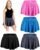 4 Pack Girls Flowy Shorts Teen Kids 2 in 1 Athletic Shorts with Pockets Women for Gym Yoga Workout Running Summer