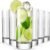 Drinking Glasses Set of 6, 13oz Crystal Highball Glasses, Clear Tall Glass Cups,Water Glass for Kitchen, Beer, Juice, Whiskey,Mojito Cocktail Glasses for Bar Glassware