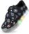 YESKIS Boys Girls Light Up Shoes Vivaki LED Canvas Cartoon Casual Sneakers for Toddler Little Kid Size 5-12
