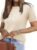Zeagoo Womens Summer Short Sleeve Tops Crew Neck Lightweight Pullover Sweaters Loose Dressy Casual Blouse Basic Clothes