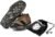 Yaktrax Pro Plus Traction Cleats for Ice and Snow, 360° Steel Coil Grip for All-Direction Traction, Flexible Thermoplastic Upper, Easy On/Off with Heel Tab, Includes Carry Bag & Carabiner