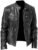 Ymosrh Fashion Coats for Men Cool Jacket Leather Long Sleeve Autumn Winter Stand Collar Club Coat Mens Jackets