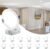 12 Pack 6 Inch LED Recessed Lighting with Junction Box, 5000K 1100LM Brightness Canless Wafer Dimmable Downlight, 12W, ETL and Energy Star Certified