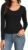 Abardsion Fall Basic Tops for Women Long Sleeve Scoop Neck Thermal Slim Fit Tight Cute T Shirts