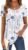 Zeagoo Women Tunic Tops Dressy Casual Summer Short Sleeve Shirts Floral Loose Fit Pleated Boho Top S-XXL