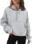 WYNNQUE Womens Hoodies Oversized Sweatshirts Half Quarter Zip Pullover Cropped Long Sleeve Fall Outfits Fashion Clothes