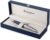Waterman Carene Ballpoint Pen | Metal & Blue Lacquer | Chiselled Cap | Blue Ink | Gift Box