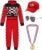 Kids Race Car Driver Costume Set Boys Girls Racer Jumpsuit Halloween Racer Cosplay Dress Up