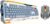 Sencaic Combo LED Gaming Mouse 3200 DPI / 6 Buttons + Backlit Semi-Mechanical Gaming Keyboard White QWERTY with 8 Programmable Keys and Numpad