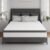 8 Inch Twin Mattress, Medium Firm Hybrid Gel Memory Foam Mattress with Pocketed Springs and Bamboo Charcoal, Twin Size Mattress in a Box with Pressure Relief and Support, CertiPUR-US Certified