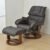 山善 (YAMAZEN) Recliner with Ottoman Dark Brown RK – 007 (DBR)