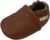 YALION Soft Leather Baby Shoes Moccasins Slip-on Boys Girls Slippers with Elastic Ankle, Anti-Slip First Walking Crib Shoes for Infant Toddlers
