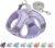 AIITLE Dog Harness and Leash Set,No Pull Step in Puppy Harness with Super Breathable Mesh, Reflective Adjustable Pet Harness for Outdoor Walking, Training for Small Dogs, Cats Purple XS