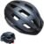 Bike Helmet Adult Men Women Bicycle Helmet with Light Detachable Visor Lightweight Mountain Road Bike Helmet Adjustable Size Cycling Helmet