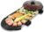 2 in 1 Electric Hot Pot with BBQ Grill Cooker 2200W Smokeless Non-Stick Korean BBQ Grill Shabu Shabu Hot Pot with Independent Temperature Control 5 Gears Firepower For 2-10 People