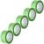 Rinrei 621_5 Curing Tape, PE Tape, 2.0 inches x 82.2 ft (50 mm x 25 m), 5 Rolls, Green