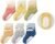 6 Pairs Toddlers Non Slip Socks with Grippers Baby Girls Boys Anti Skid Crew Cotton Socks for Infants Kids Gifts Baby