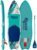 Aqua PRO Halcyon Adventure Inflatable Stand-Up Paddleboard iSUP, Scalloped Wide Stable Design with Non-Slip EVA Deck, Includes Paddle, Ankle Leash, Pump and Carry/Storage Bag